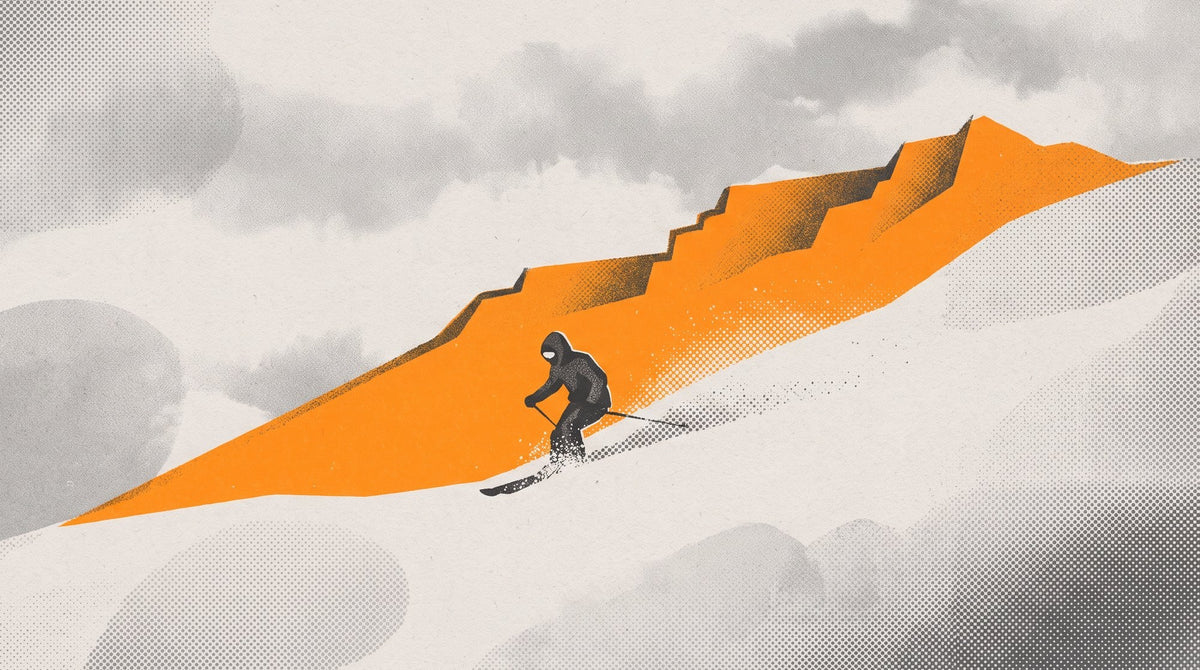 Illustration for The Orange Slope Bitcoin Meme and why Bitcoiners ride it