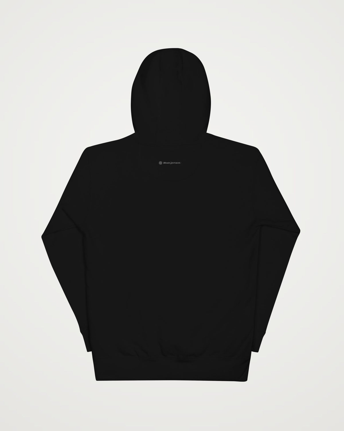 Not Your Keys on a black hoodie, back view