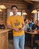 Ride The Orange Slope Ski Men's Bitcoin T-shirt on a orange t-shirt, product video