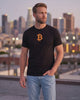 Orange Bitcoin Symbol on a black t-shirt, product video