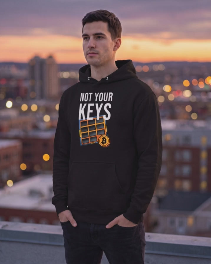 Not Your Keys on a black hoodie, product video