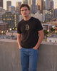 Camo Bitcoin Symbol on a black t-shirt, product video