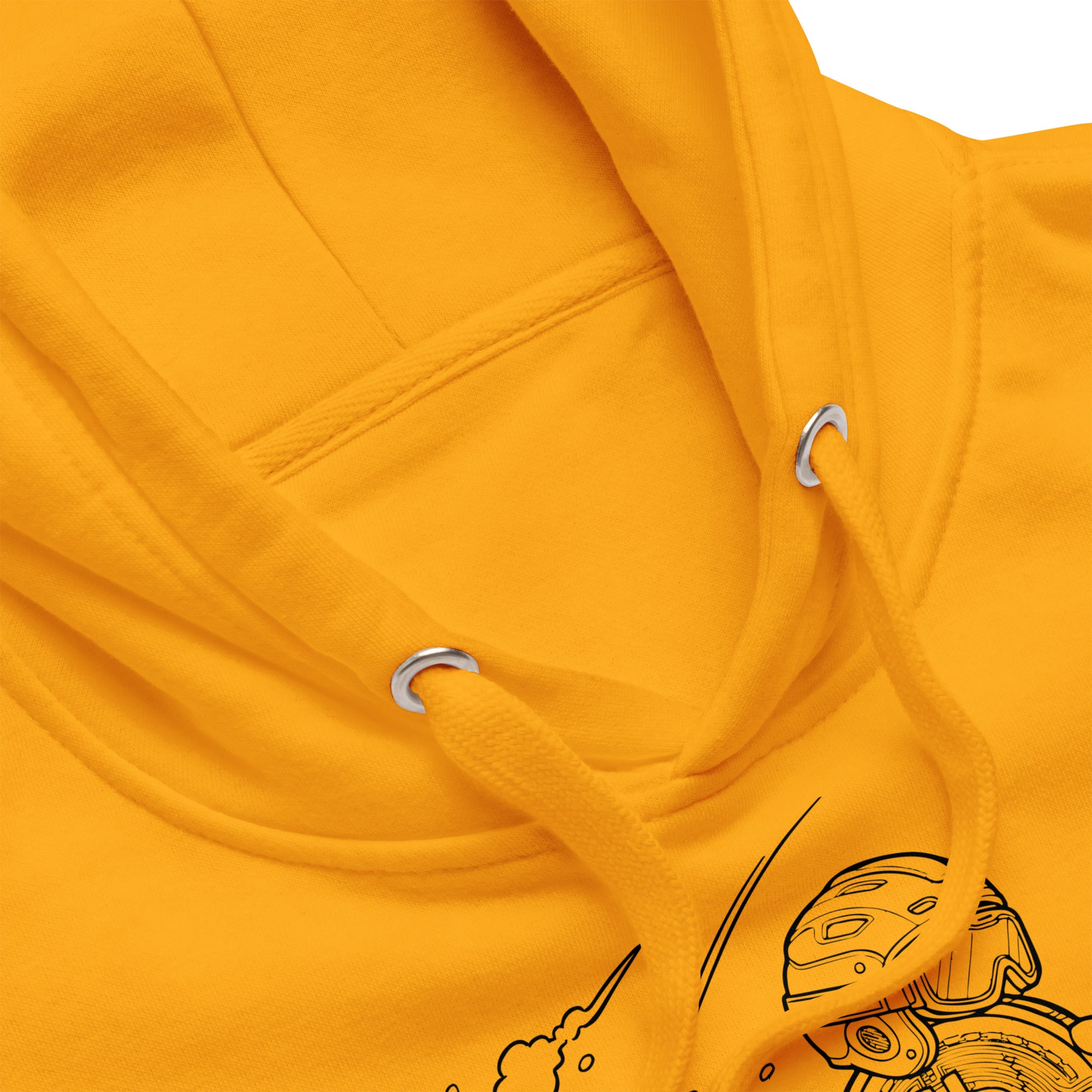 Bitcoin Hoodie - Ride The Orange Slope #BKSNOB-Orange