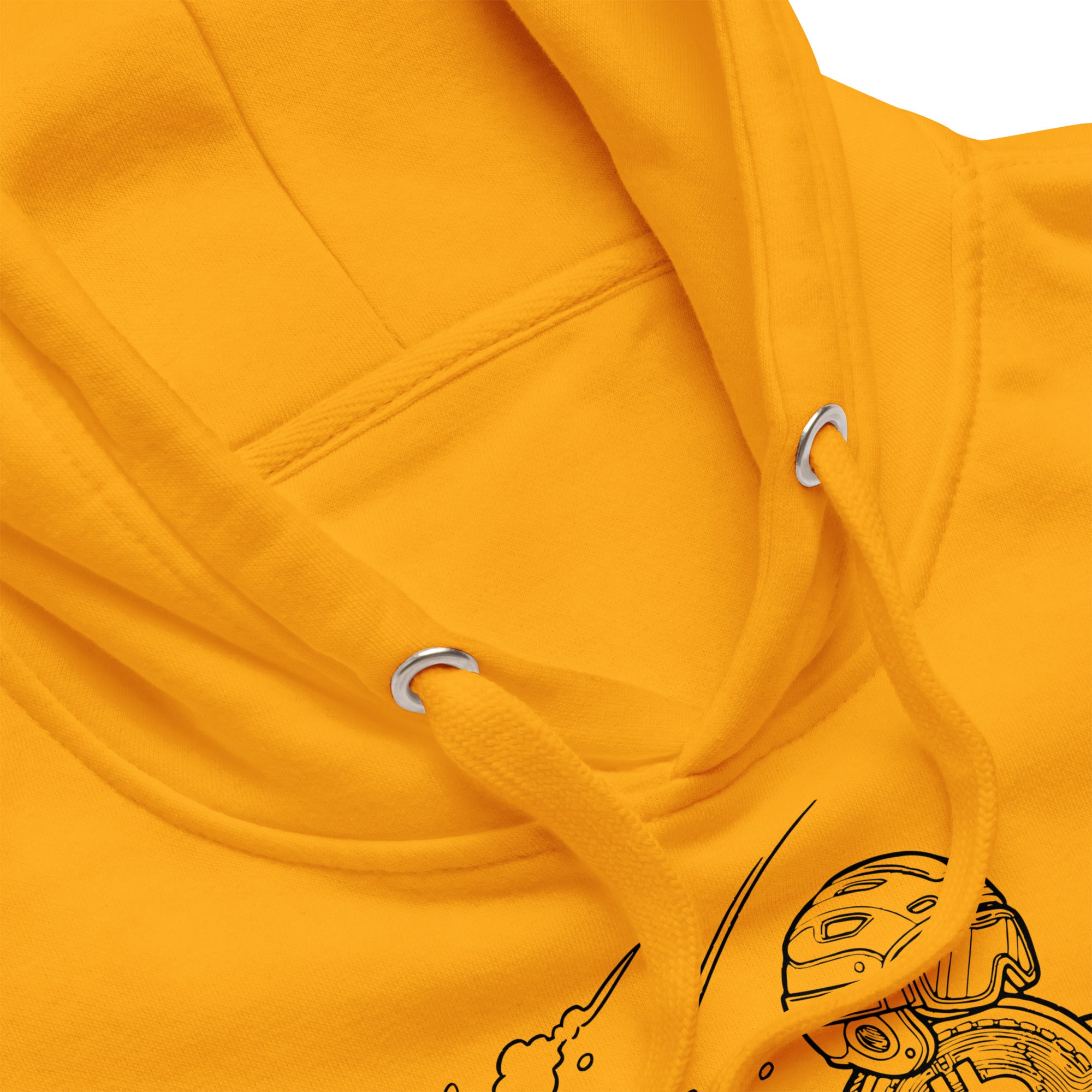 Bitcoin Hoodie - Ride The Orange Slope #BKSKOB-Orange